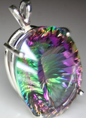Northern Lights - Sterling Silver - 3 Carats Pendant