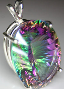 Northern Lights - Sterling Silver - 3 Carats Pendant