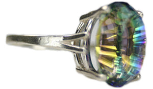 Alaskan Green - Sterling Silver - 3 Carats Ring